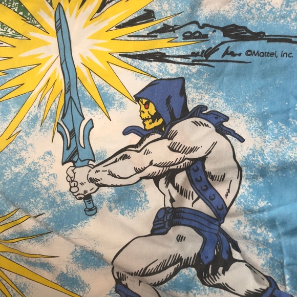 Vintage He Man MOTU Full Bed Sheet 1983 - Picture 3 of 8